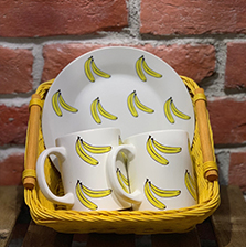 Стильный набор с бананами Gorilla`s – Тарелка